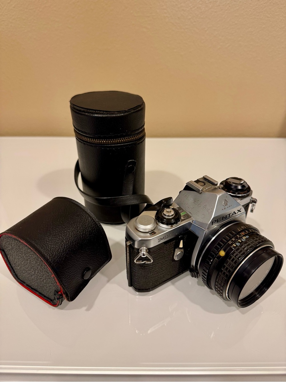 Vintage Pentax ME 35mm SLR Camera Bundle - AS-IS